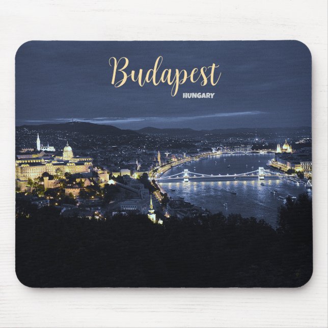 Tapis De Souris Budapest Hongrie Paysage (Devant)