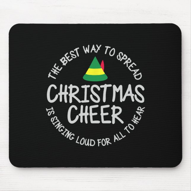 Tapis De Souris Buddy Elf Christmas Cheer 2024 (Devant)