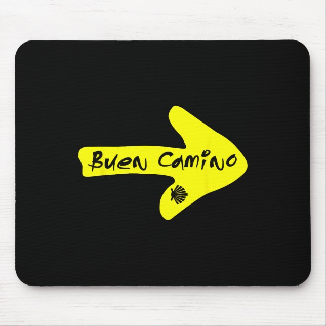 Tapis De Souris Buen Camino De Santiago Compostela Spain St James  (Devant)