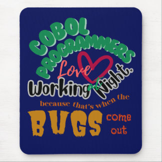 Tapis De Souris Bugs Cobol Apparaît Tard La Nuit