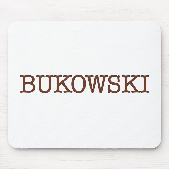 Tapis De Souris Bukowski (Devant)