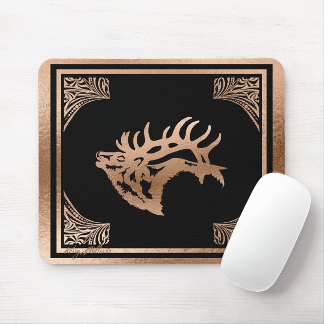 Tapis De Souris Bull Elk (Avec souris)