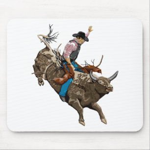 Tapis De Souris Bull rider