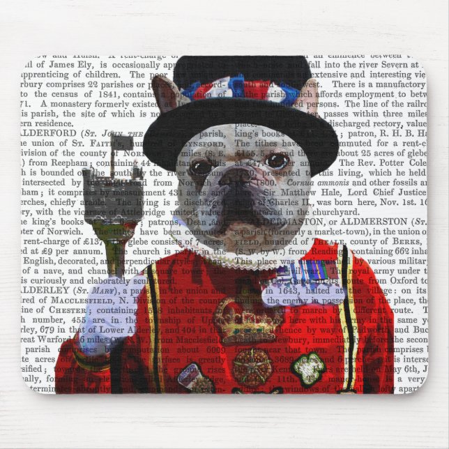 Tapis De Souris Bulldog Beefeater (Devant)