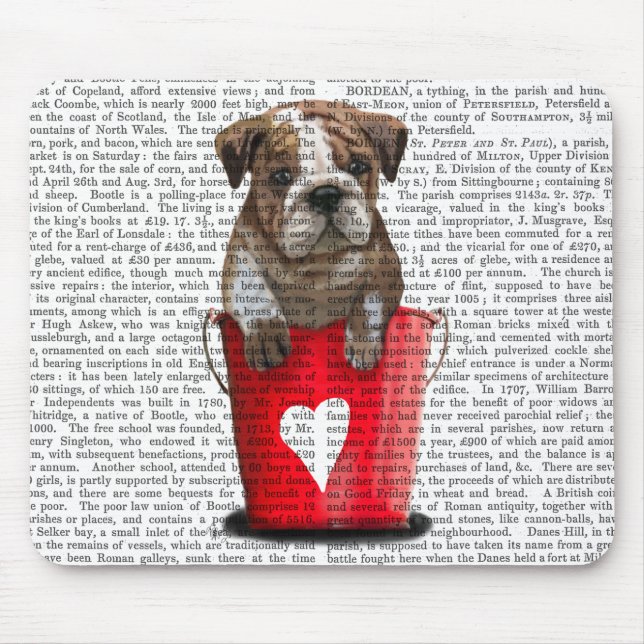 Tapis De Souris Bulldog Bucket Of Love Red (Devant)