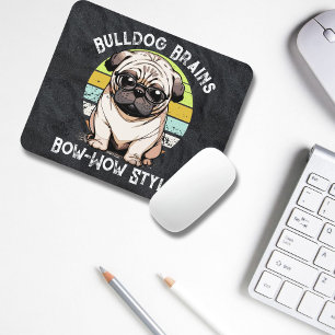 Tapis De Souris Bulldog Cerveaux Mousepad