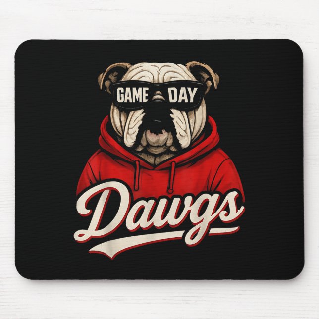 Tapis De Souris Bulldog Graphic Dawgs Men Women Kid Boy Girl  (Devant)