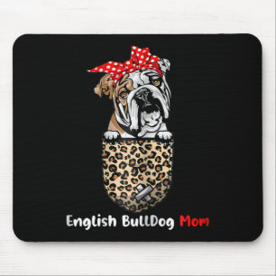 Tapis De Souris Bulldog Maman Pocket Bulldog Maman Fête des mères