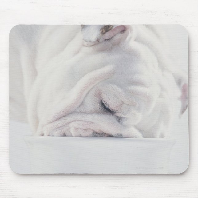 Tapis De Souris Bulldog Manger (Devant)