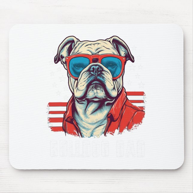 Tapis De Souris Bulldog Papa (Devant)