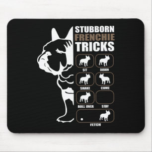Tapis De Souris Bulldog   Stubborn Frenchie Poison