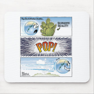 Tapis De Souris Bulle Mousepad de marché boursier