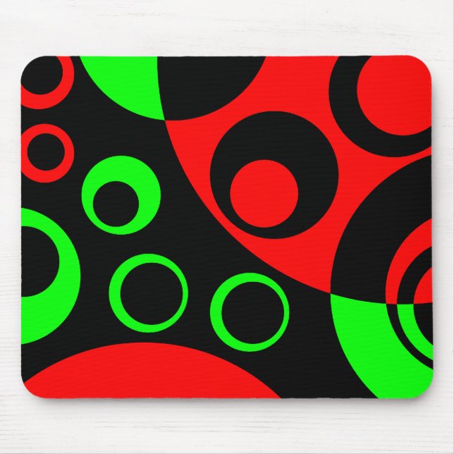 Tapis De Souris Bulles Abstraites 02 - V2 (Devant)