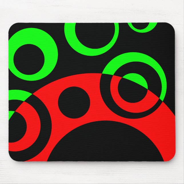 Tapis De Souris Bulles Abstraites 04 - V2 (Devant)