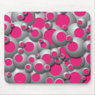Tapis De Souris Bulles bouillonnantes Hot Rose Pouse Pad