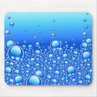 Tapis De Souris Bulles en bleu