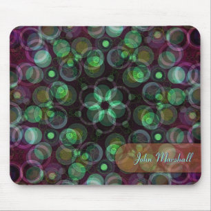 Tapis De Souris Bulles géométriques Art Mousepad