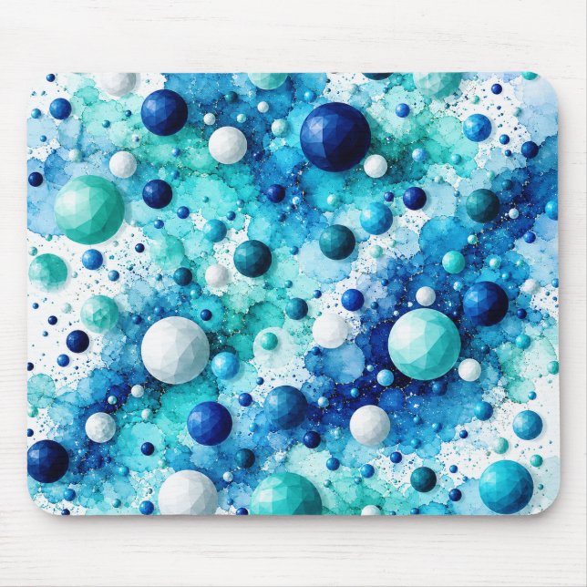 Tapis De Souris Bulles Poly Côtières  (Devant)