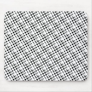 Tapis De Souris Bulles rétro gris métallique Mousepad