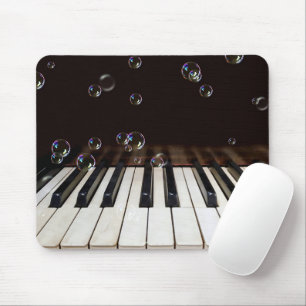 Tapis De Souris Bulles sur clavier de piano