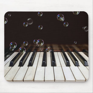 Tapis De Souris Bulles sur clavier de piano