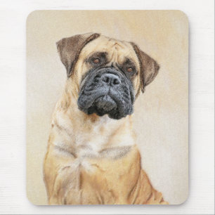 Tapis De Souris Bullmastiff Peinture - Joli chien d'origine art