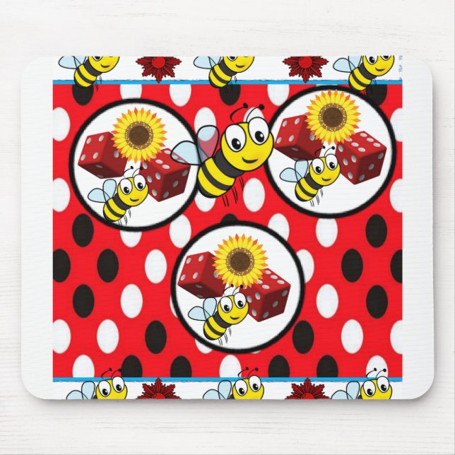 Tapis De Souris Bumblebee Dice coaster (Devant)