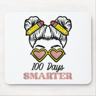 Tapis De Souris Bun plus intelligent de 100 jours 100e jour d'écol