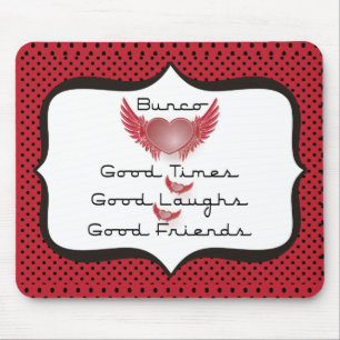 Tapis De Souris Bunco - bonnes périodes, rires, amis - rétro coe