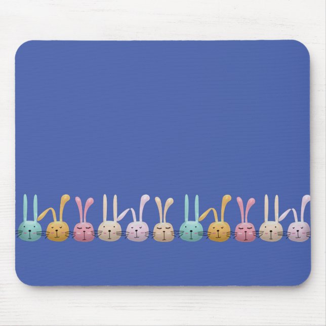 Tapis De Souris Bunnies in a row mouse pad (Devant)