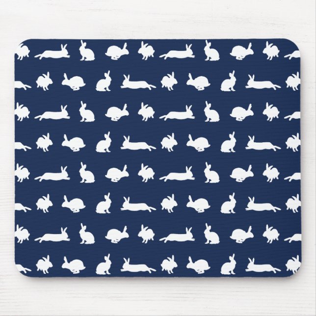 Tapis de souris Bunny Frenzy (Navy) (Devant)
