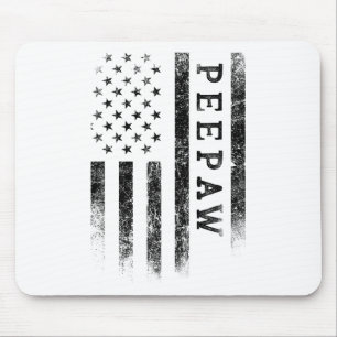 Tapis De Souris Bunnyaw Drapeau américain patriotique américain Fê