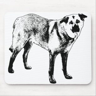 Tapis De Souris bureau à crête claire, mélange tibétain