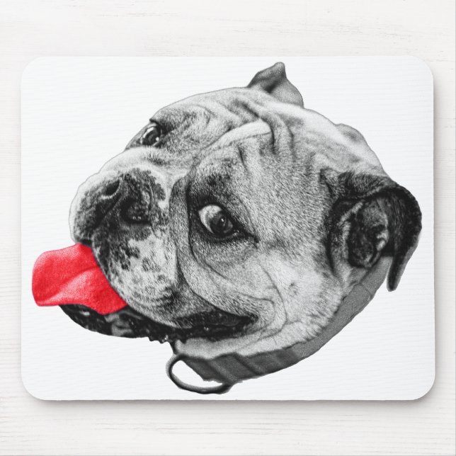 Tapis De Souris Bureau Accent Bulldog (Devant)