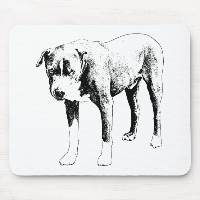 Tapis De Souris Bureau calme, focus hiver (Devant)