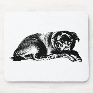 Tapis De Souris Bureau minimaliste, humeur créative