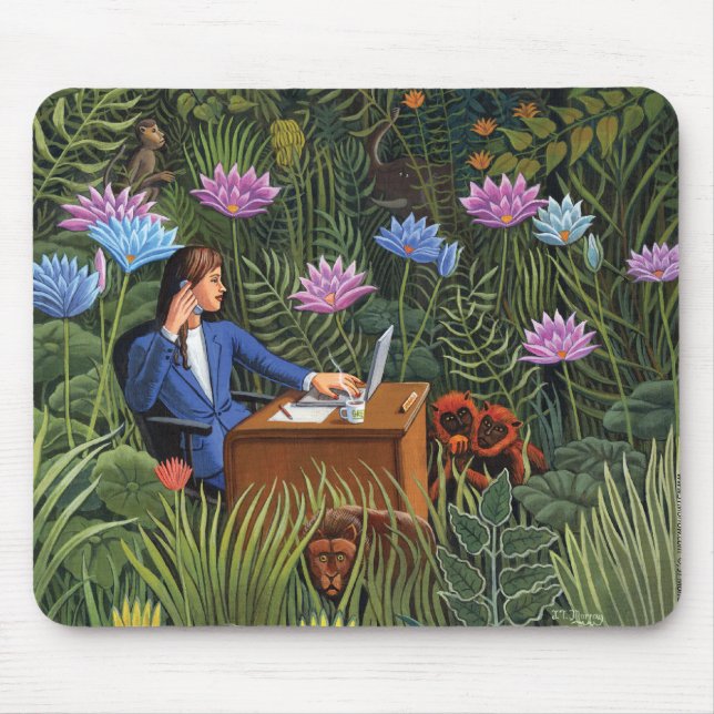 Tapis De Souris Bureau Mousepad de jungle (Devant)