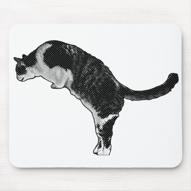 Tapis De Souris Bureau pour chat actif (Devant)