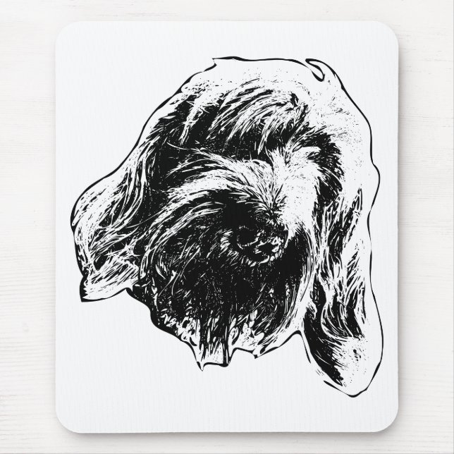 Tapis De Souris Bureau Spinone Calme (Devant)