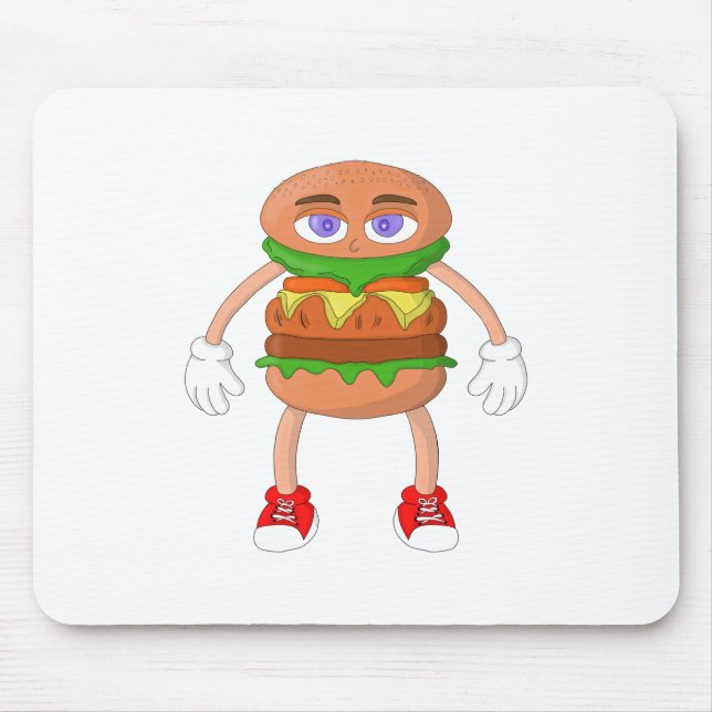Tapis De Souris Burger convivial (Devant)