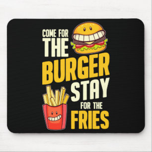 Tapis De Souris Burger hamburger viande barbecue - cheeseburger