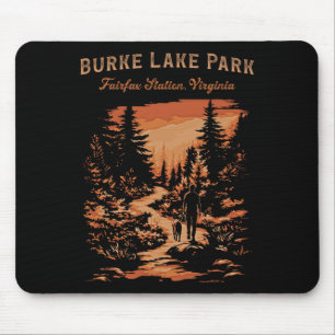 Tapis De Souris Burke Lake Park Fairfax Station Virginie Randonnée