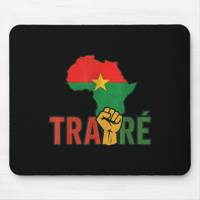 Tapis De Souris Burkina Faso-ibrahim Traoré _ Thomas Sankara (Devant)