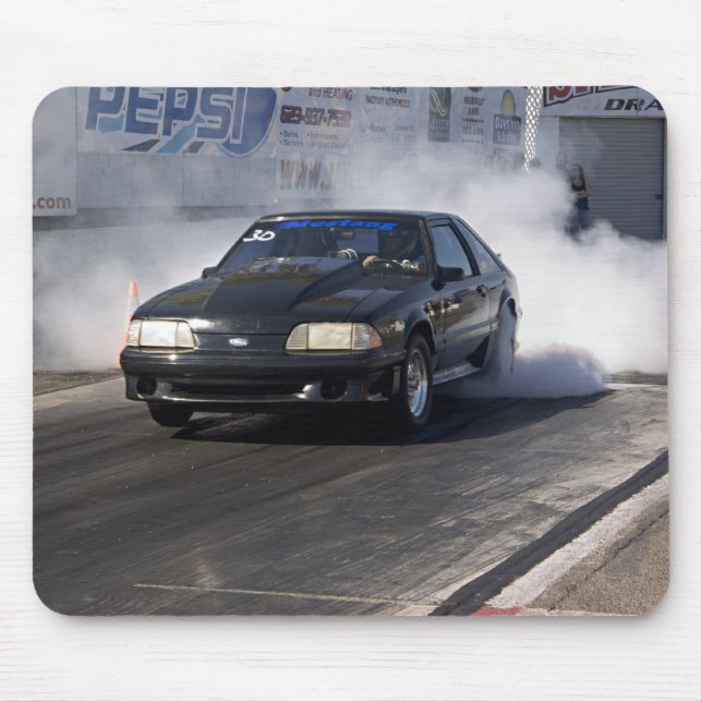 Tapis De Souris Burn-out Mousepad de mustang (Devant)