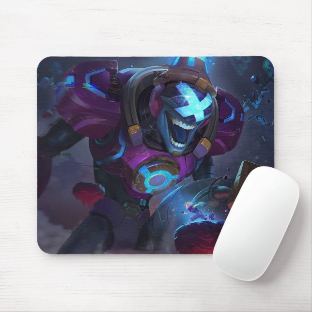 Tapis De Souris Burning Vengeance Jeu Mousepad | Thème flamme (Avec souris)