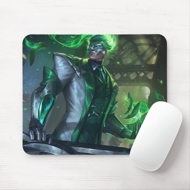 Tapis De Souris Burning Vengeance Jeu Mousepad | Thème flamme (Avec souris)
