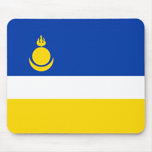 Tapis De Souris Buryatia flag (Devant)