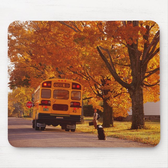 TAPIS DE SOURIS BUS SCOLAIRE MOUSEPAD (Devant)