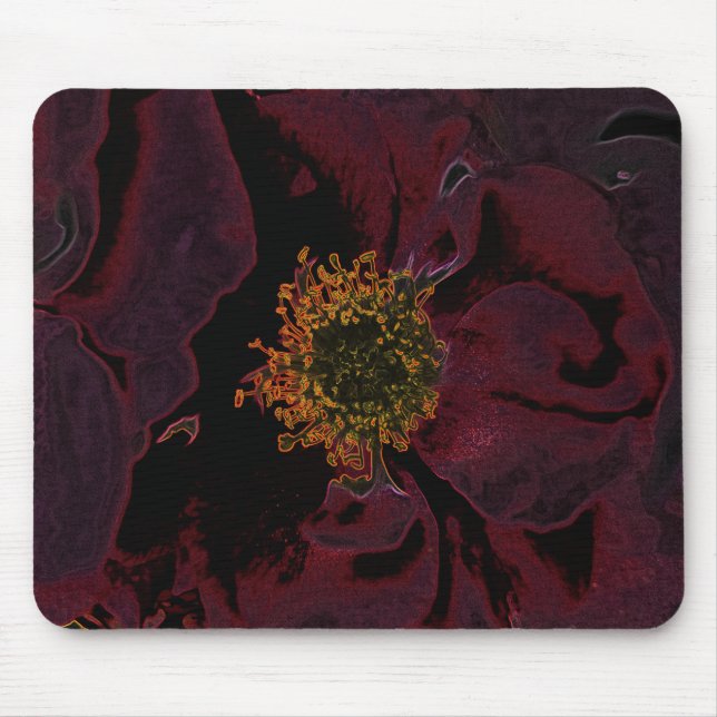 Tapis De Souris Bush Rose Neon (Devant)