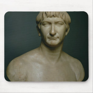 Tapis De Souris Buste de portrait d'empereur Trajan (53-117